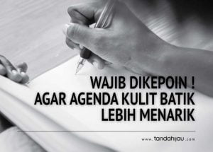 Agenda Kulit Batik