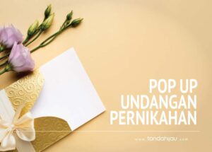 pop up undangan pernikahan