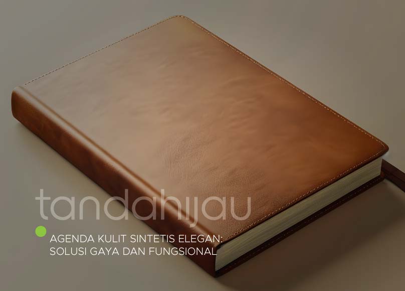 agenda kulit sintetis elegan