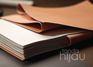 agenda kulit elegan