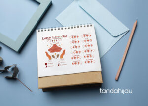kalender spiral dengan logo