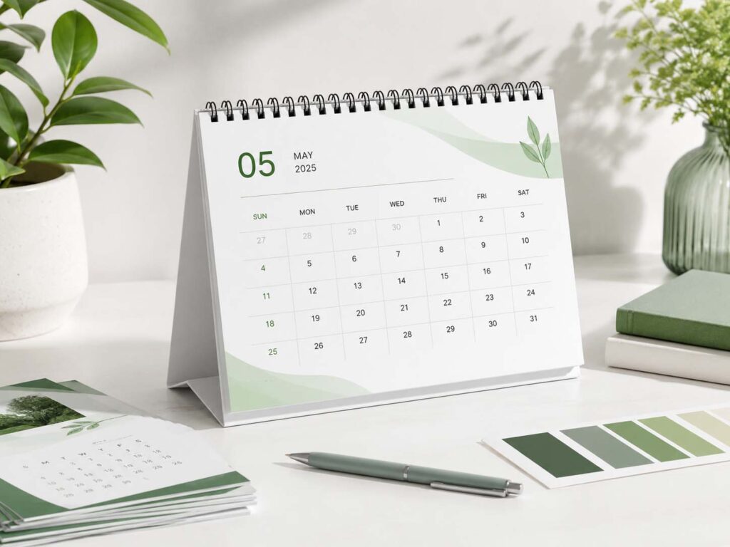 kalender spiral A5
