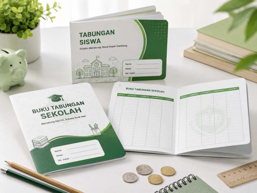 buku tabungan custom sekolah