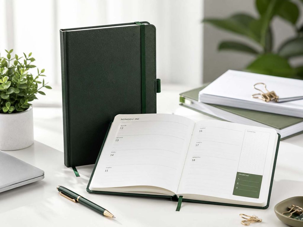 cetak agenda kantor custom