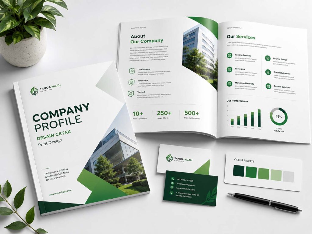 desain cetak company profile